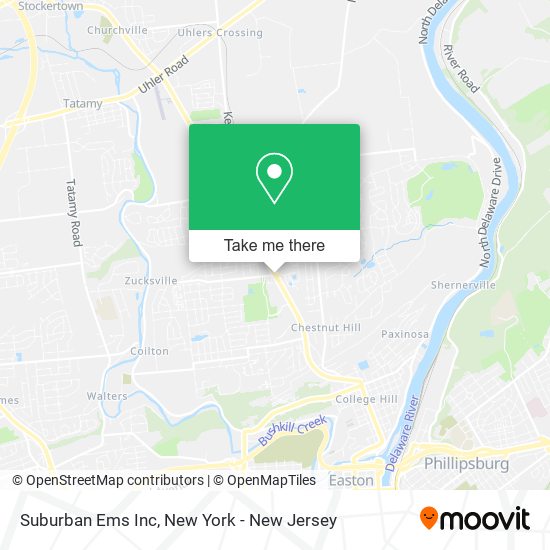 Mapa de Suburban Ems Inc