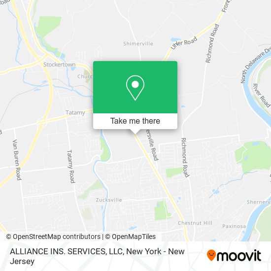 ALLIANCE INS. SERVICES, LLC map