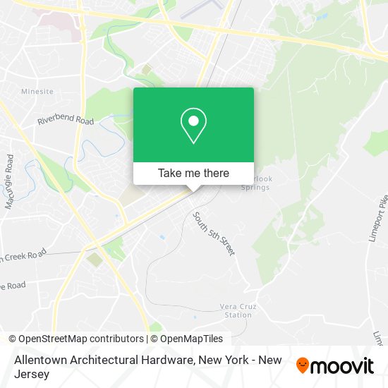 Mapa de Allentown Architectural Hardware