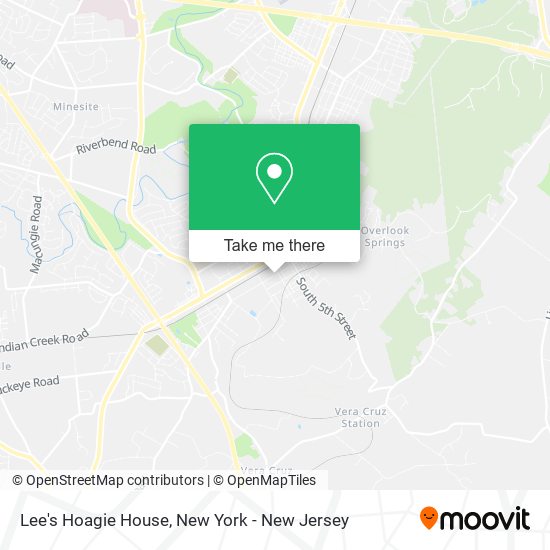 Mapa de Lee's Hoagie House