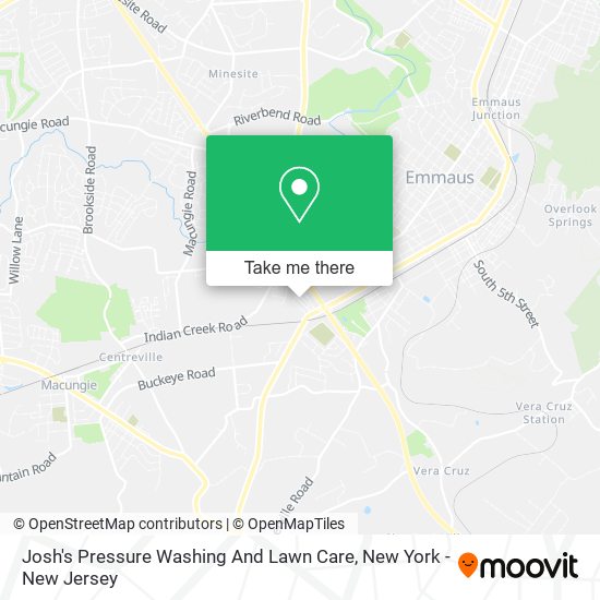 Mapa de Josh's Pressure Washing And Lawn Care