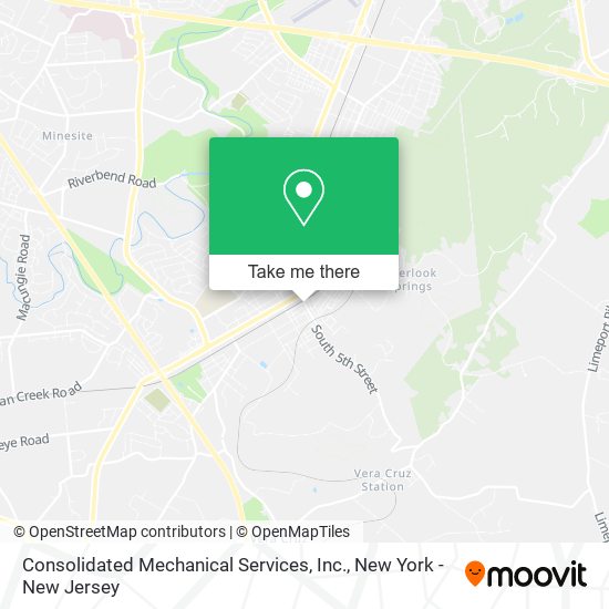 Mapa de Consolidated Mechanical Services, Inc.