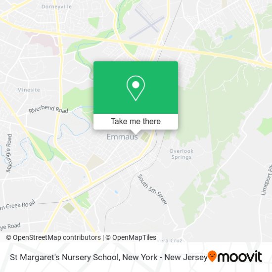 Mapa de St Margaret's Nursery School