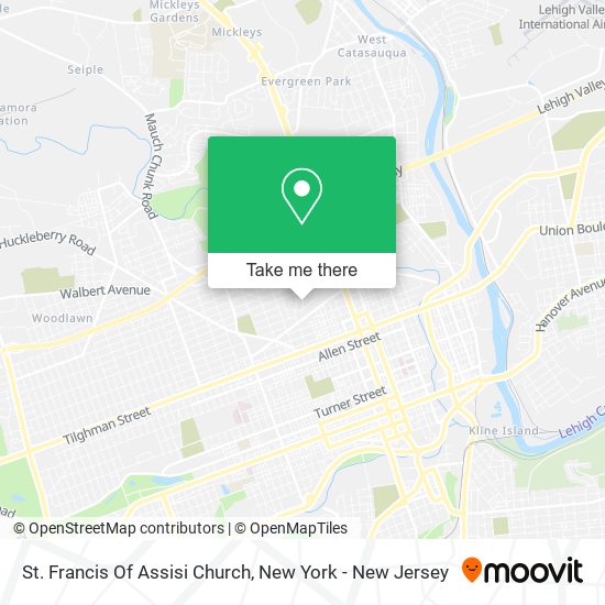 St. Francis Of Assisi Church map