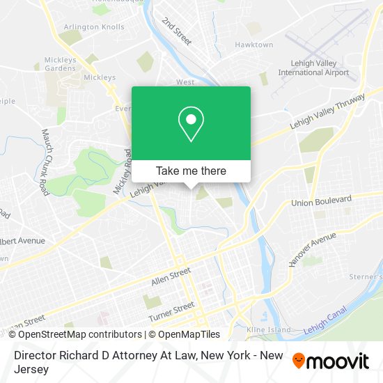 Mapa de Director Richard D Attorney At Law