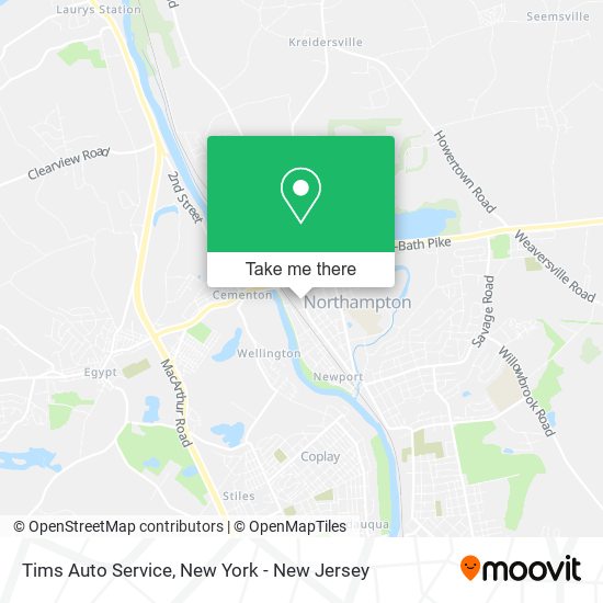 Tims Auto Service map