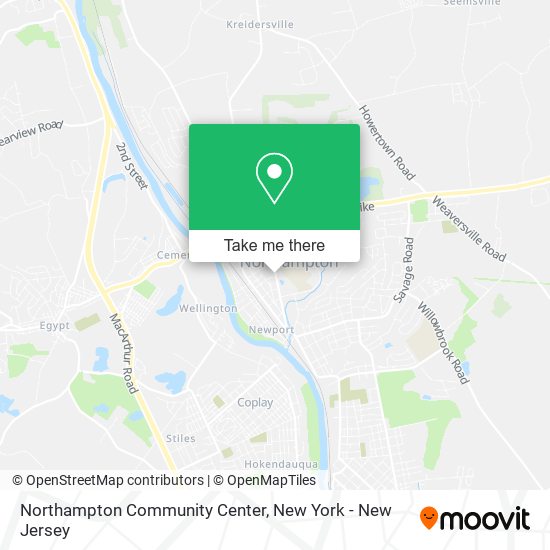 Mapa de Northampton Community Center