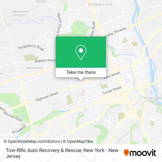 Mapa de Tow-Rific Auto Recovery & Rescue