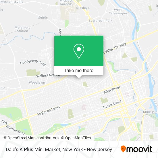 Dale's A Plus Mini Market map