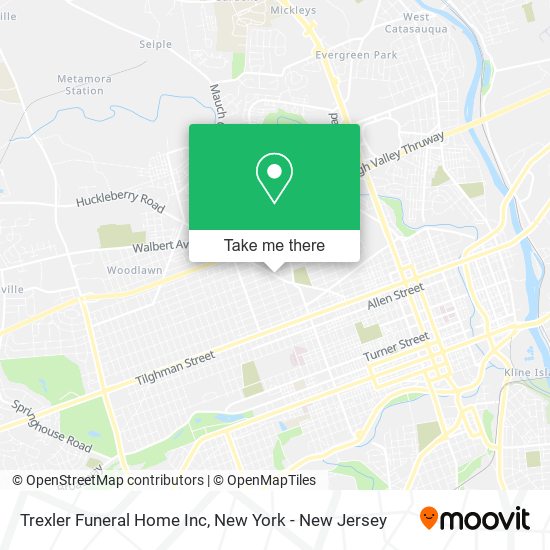 Trexler Funeral Home Inc map