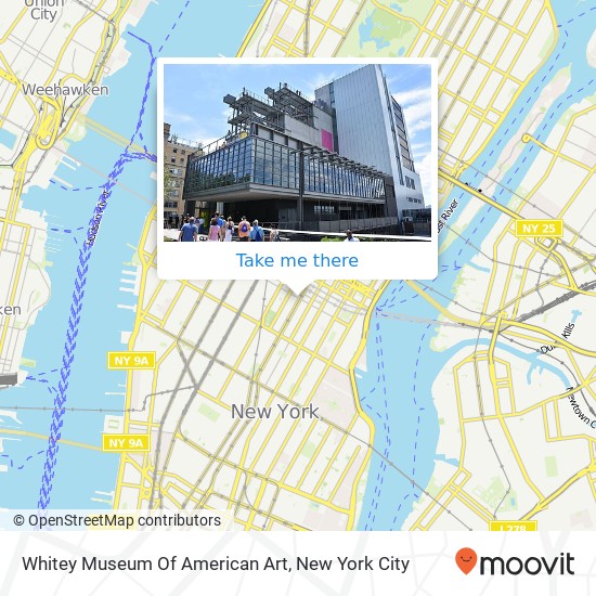 Mapa de Whitey Museum Of American Art