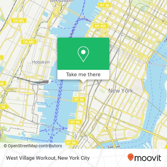 Mapa de West Village Workout