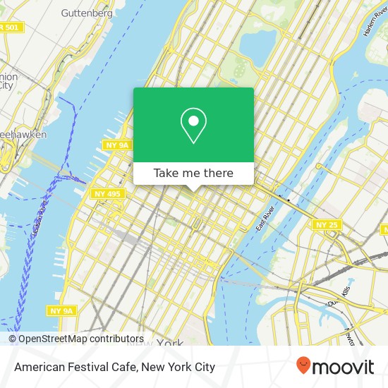 Mapa de American Festival Cafe