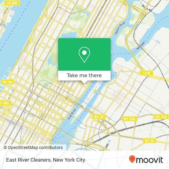 Mapa de East River Cleaners