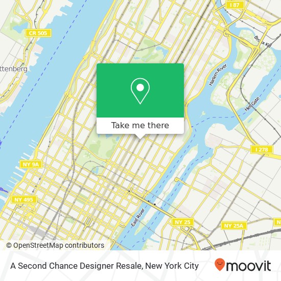 Mapa de A Second Chance Designer Resale
