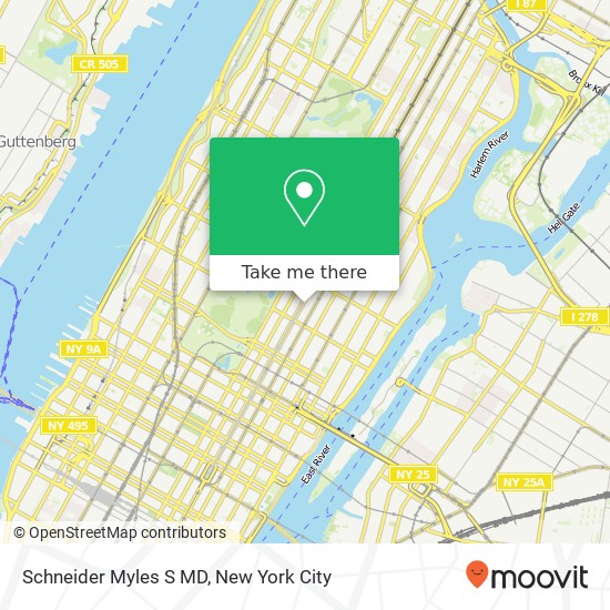 Schneider Myles S MD map