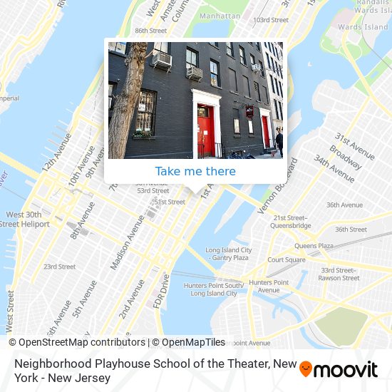 Neighborhood Playhouse School of the Theater map