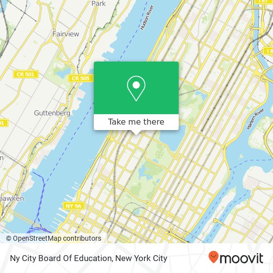 Mapa de Ny City Board Of Education