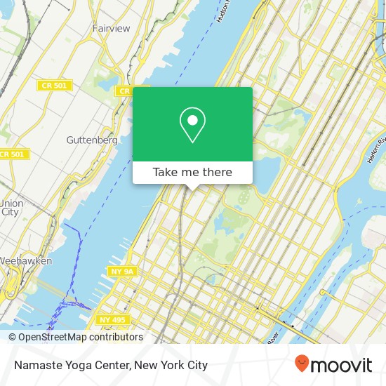 Mapa de Namaste Yoga Center