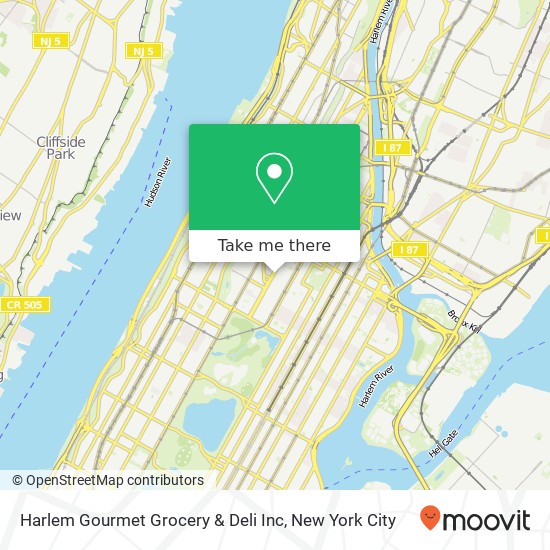 Harlem Gourmet Grocery & Deli Inc map