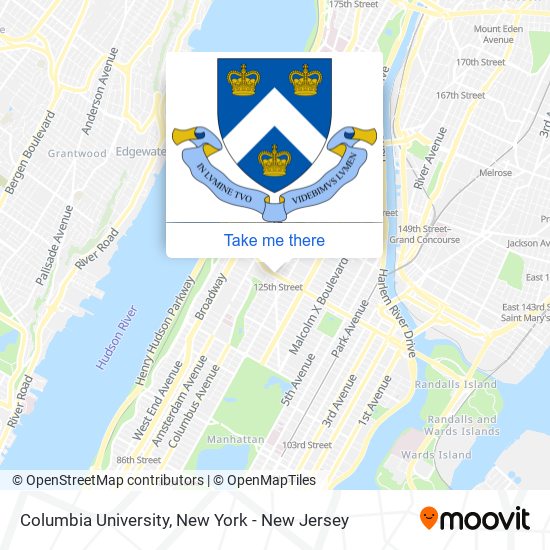 Mapa de Columbia University