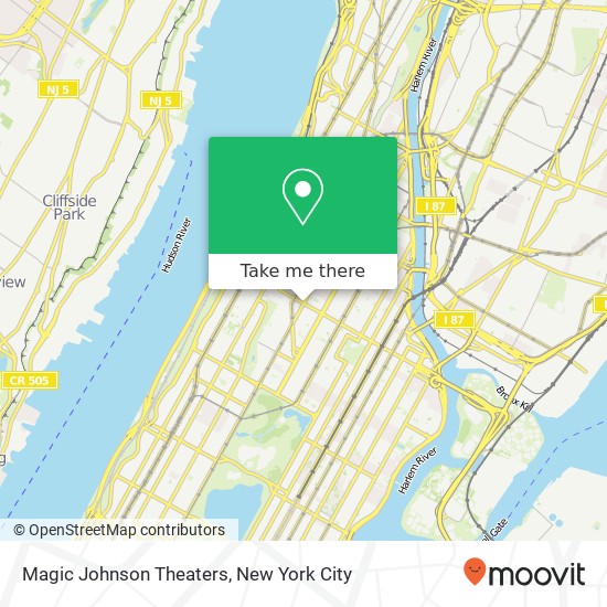 Magic Johnson Theaters map