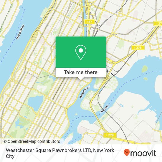 Mapa de Westchester Square Pawnbrokers LTD