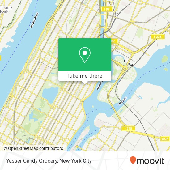 Yasser Candy Grocery map