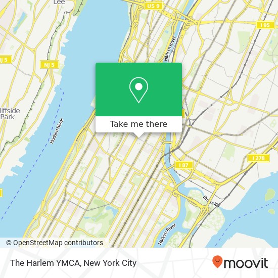 The Harlem YMCA map