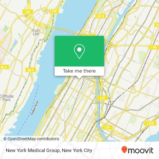 New York Medical Group map