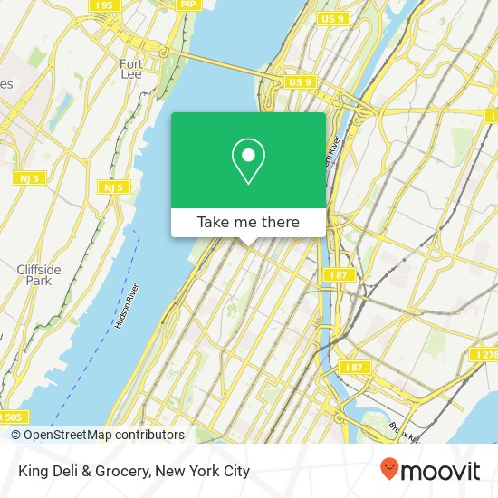 Mapa de King Deli & Grocery