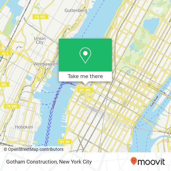 Gotham Construction map