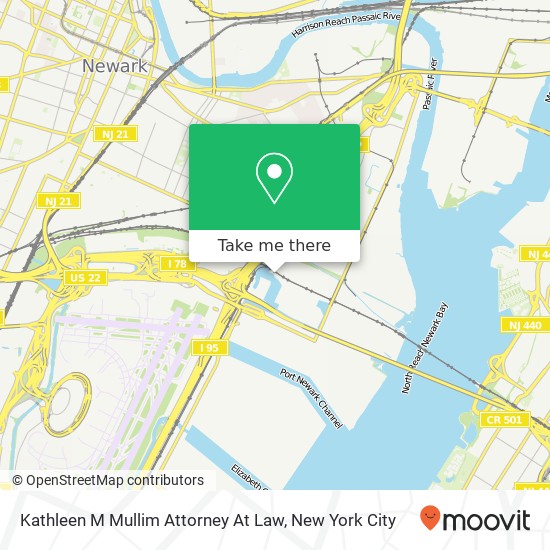 Kathleen M Mullim Attorney At Law map