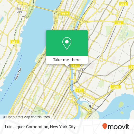Mapa de Luis Liquor Corporation