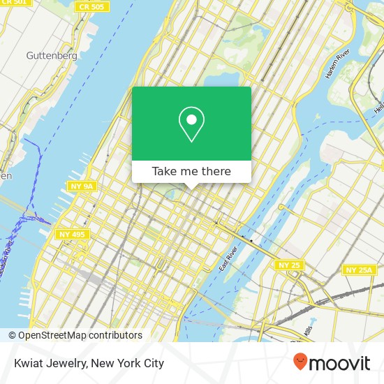 Kwiat Jewelry map