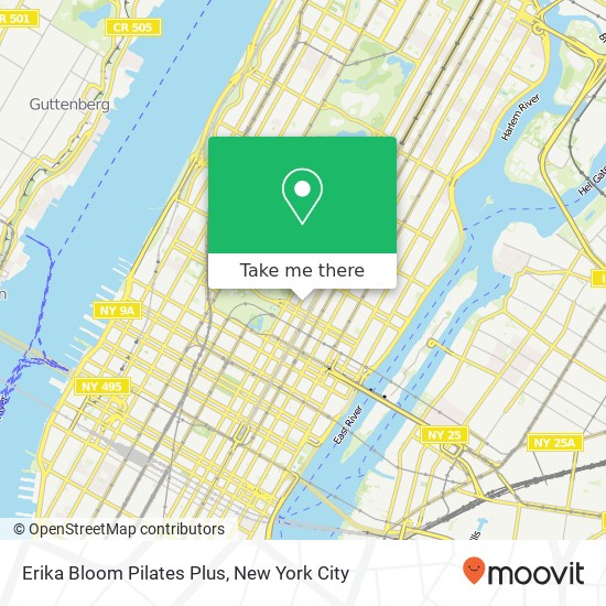 Mapa de Erika Bloom Pilates Plus