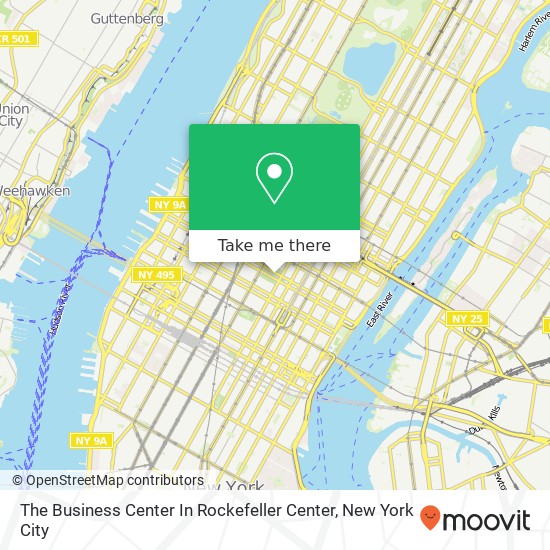 The Business Center In Rockefeller Center map