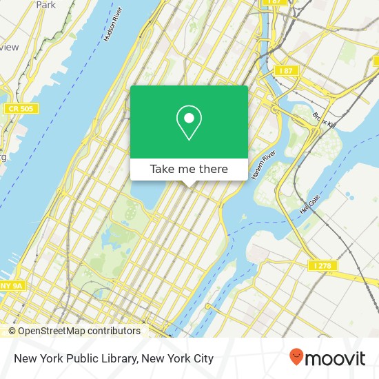 New York Public Library map