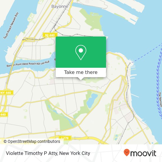 Violette Timothy P Atty map