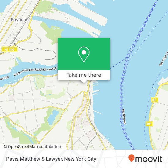 Pavis Matthew S Lawyer map