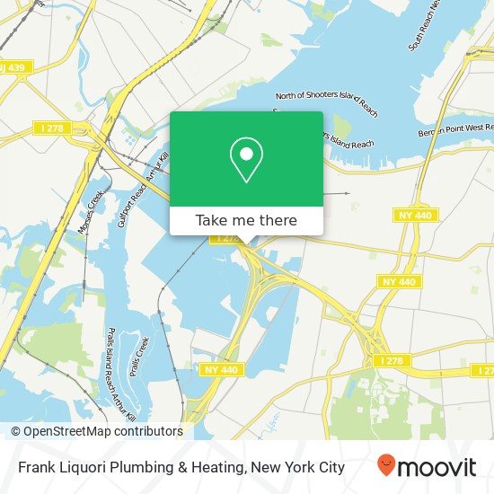 Frank Liquori Plumbing & Heating map