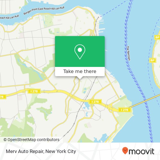 Mapa de Merv Auto Repair