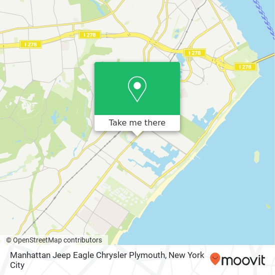 Mapa de Manhattan Jeep Eagle Chrysler Plymouth