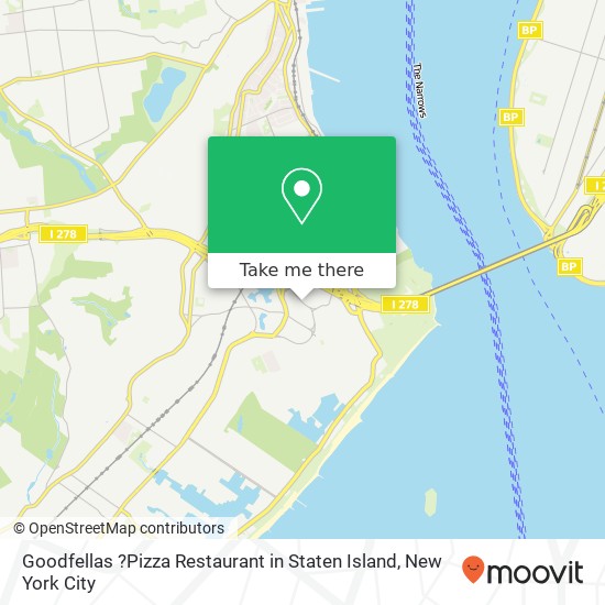 Goodfellas ?Pizza Restaurant in Staten Island map