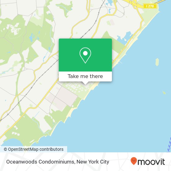 Mapa de Oceanwoods Condominiums