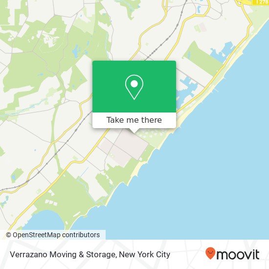 Verrazano Moving & Storage map