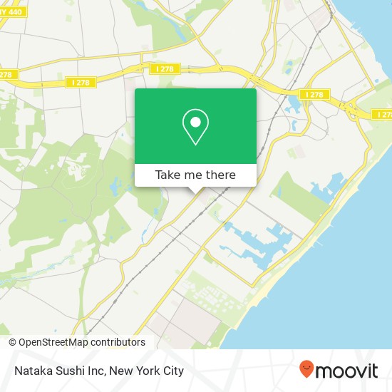 Mapa de Nataka Sushi Inc