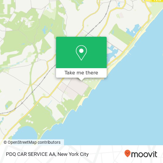 PDQ CAR SERVICE AA map