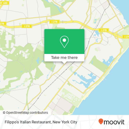 Filippo's Italian Restaurant map