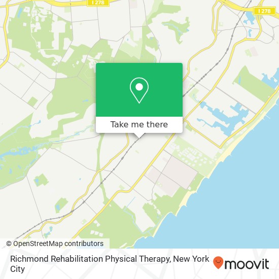 Richmond Rehabilitation Physical Therapy map